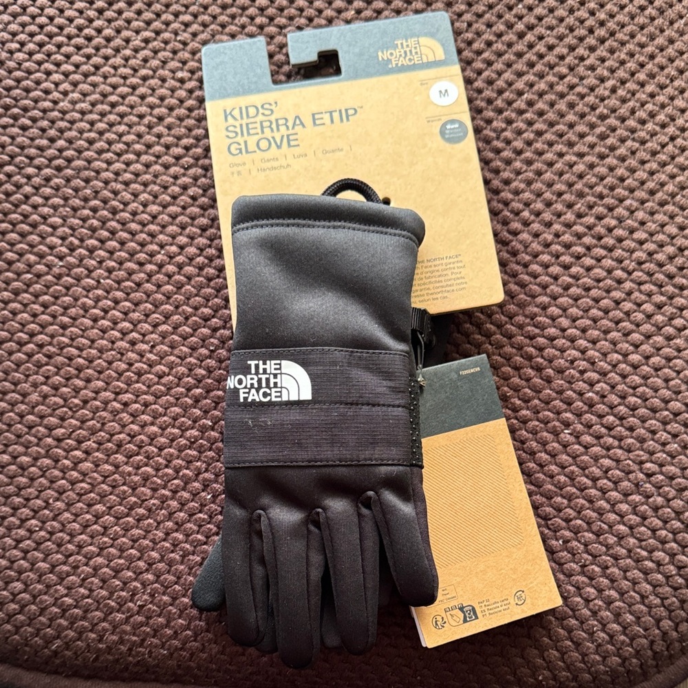 The North Face Kids' Black Etip Gloves